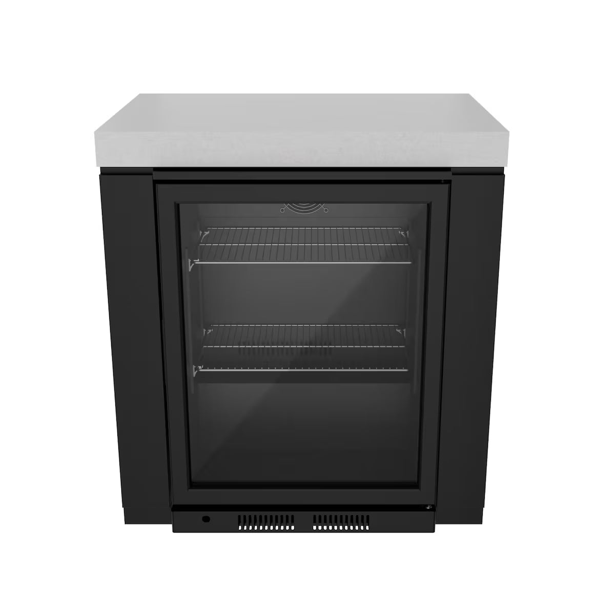 Everdure Seabreeze Beverage Cooler Module with Everdure Single Door Beverage Cooler (Black)
