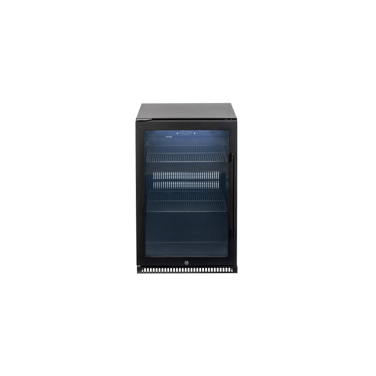 Euro Black Single Door Bar Fridge (Left Hinge - Right Handle)