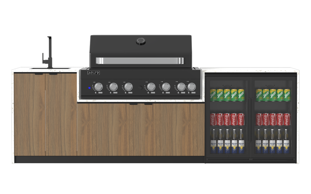 Euro Alfresco Outdoor Kitchen - The MONACO 2845mm