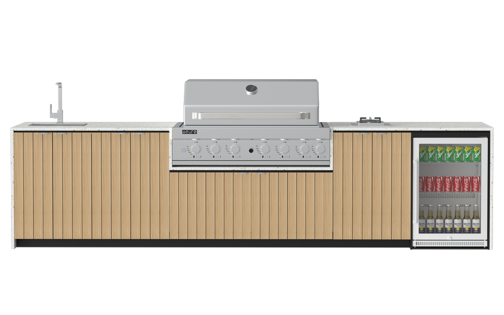Euro Alfresco Outdoor Kitchen - The ROMA 3775mm