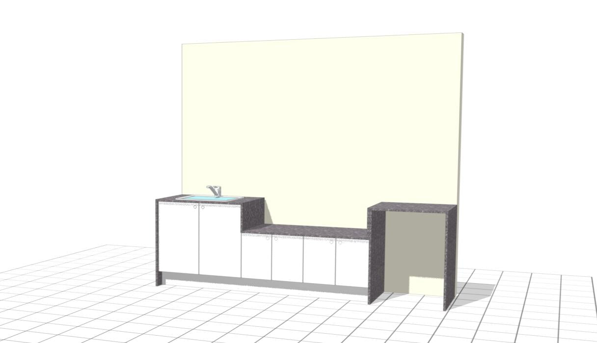 Weatherproof Outdoor Kitchen to Suit Euro 6 Burner - 2860MM