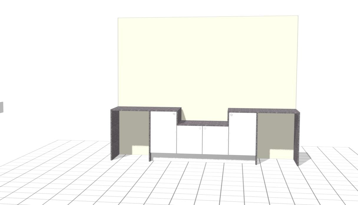 Weatherproof Outdoor Kitchen to Suit Weber Family Q & Kegerator - 3150MM