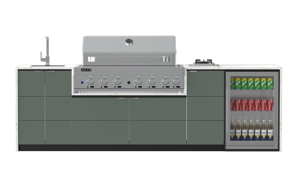 Euro Alfresco Outdoor Kitchen - The ZURICH 2955mm