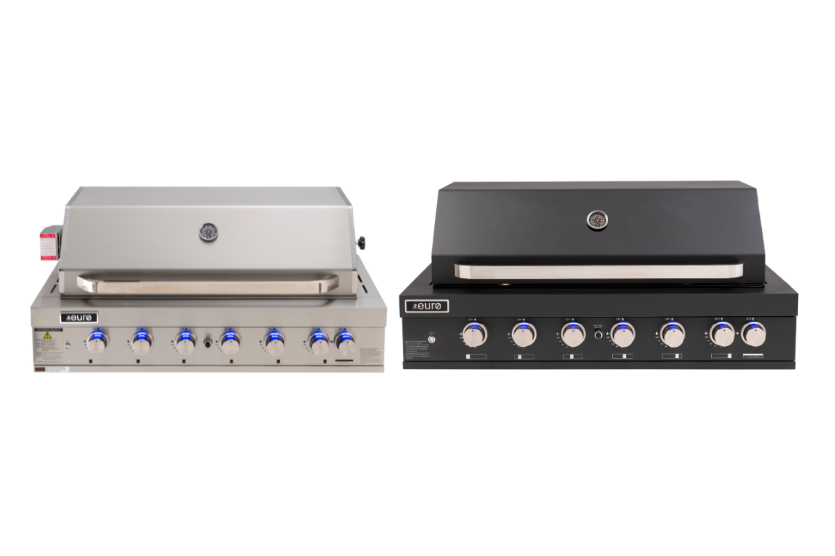 Euro Black 6 Burner BBQ