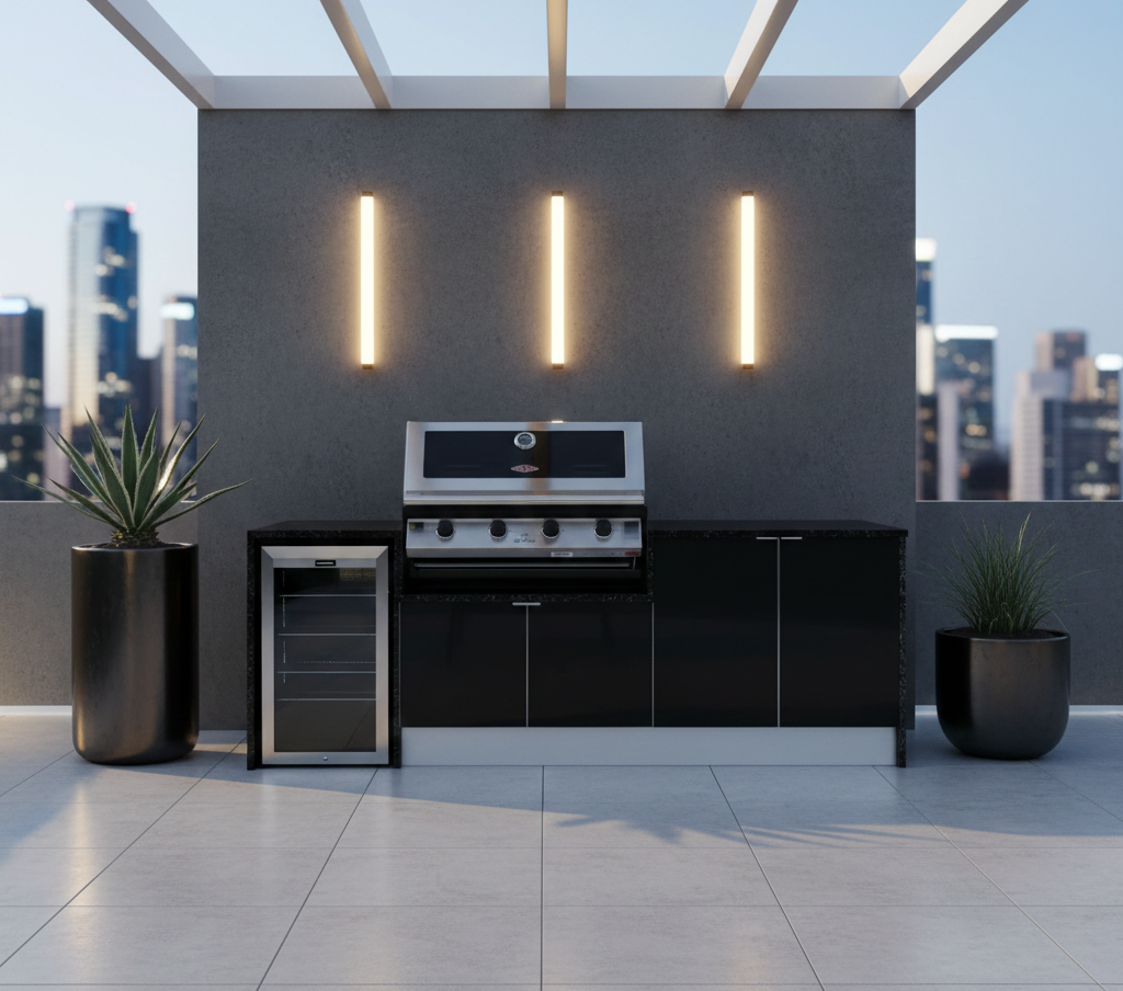 Weatherproof Outdoor Kitchen to Suit Beefeater 4 Burner - 2480MM