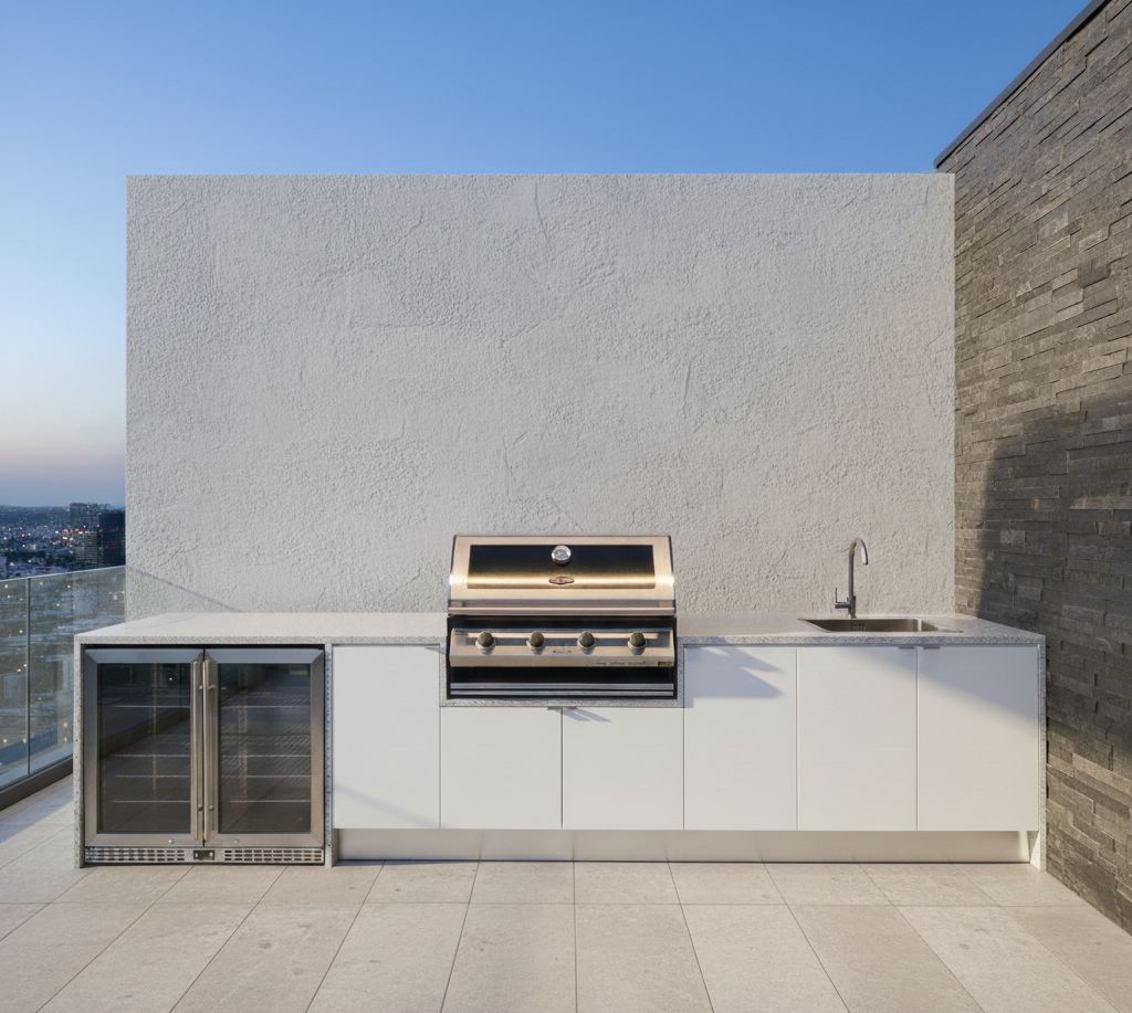 Weatherproof Outdoor Kitchen to Suit Beefeater 4 Burner - 3650MM