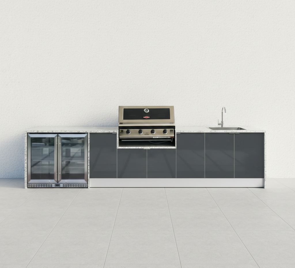 Weatherproof Outdoor Kitchen to Suit Beefeater 4 Burner - 3650MM