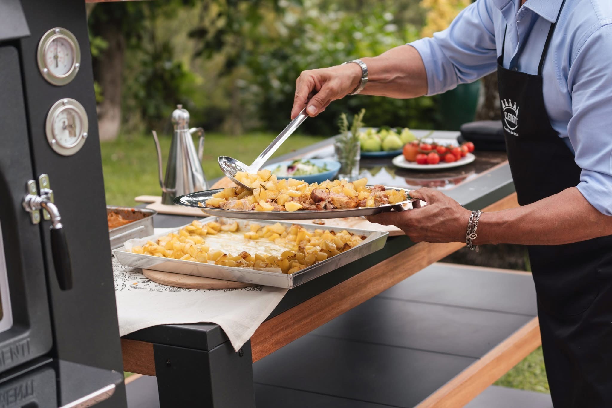 Clementi Outdoor Kitchen Bench