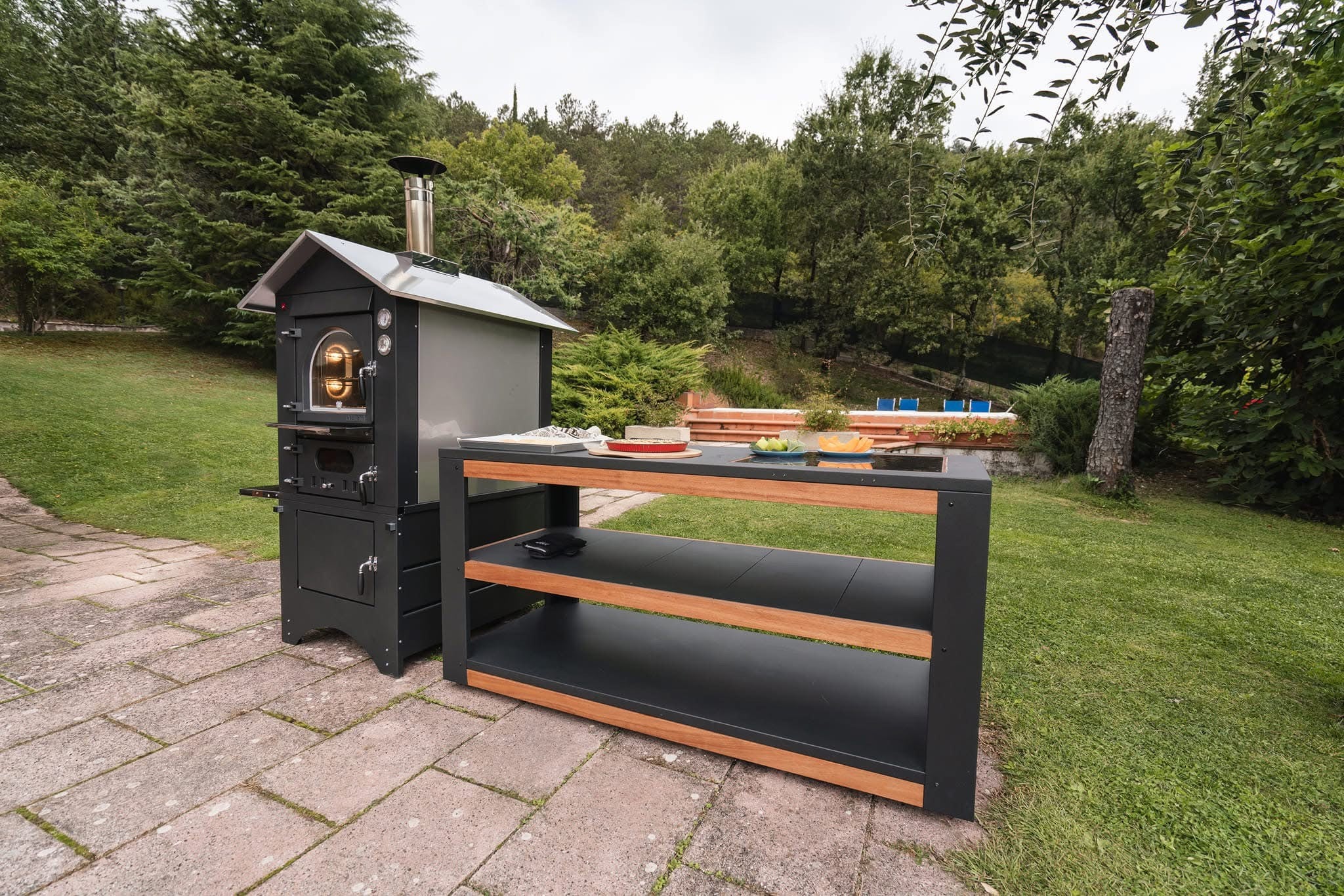 Clementi Outdoor Kitchen Bench