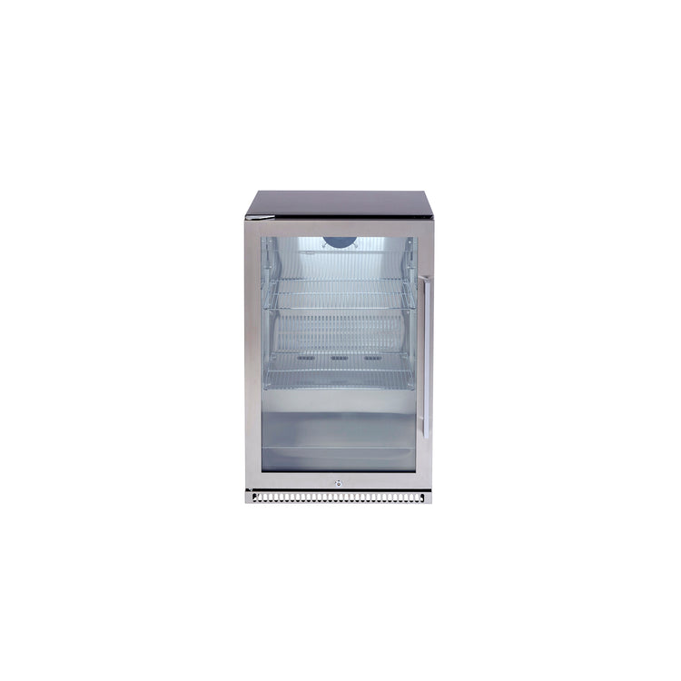 Euro Stainless Steel Single Door Bar Fridge (Right Hinge - Left Handle)