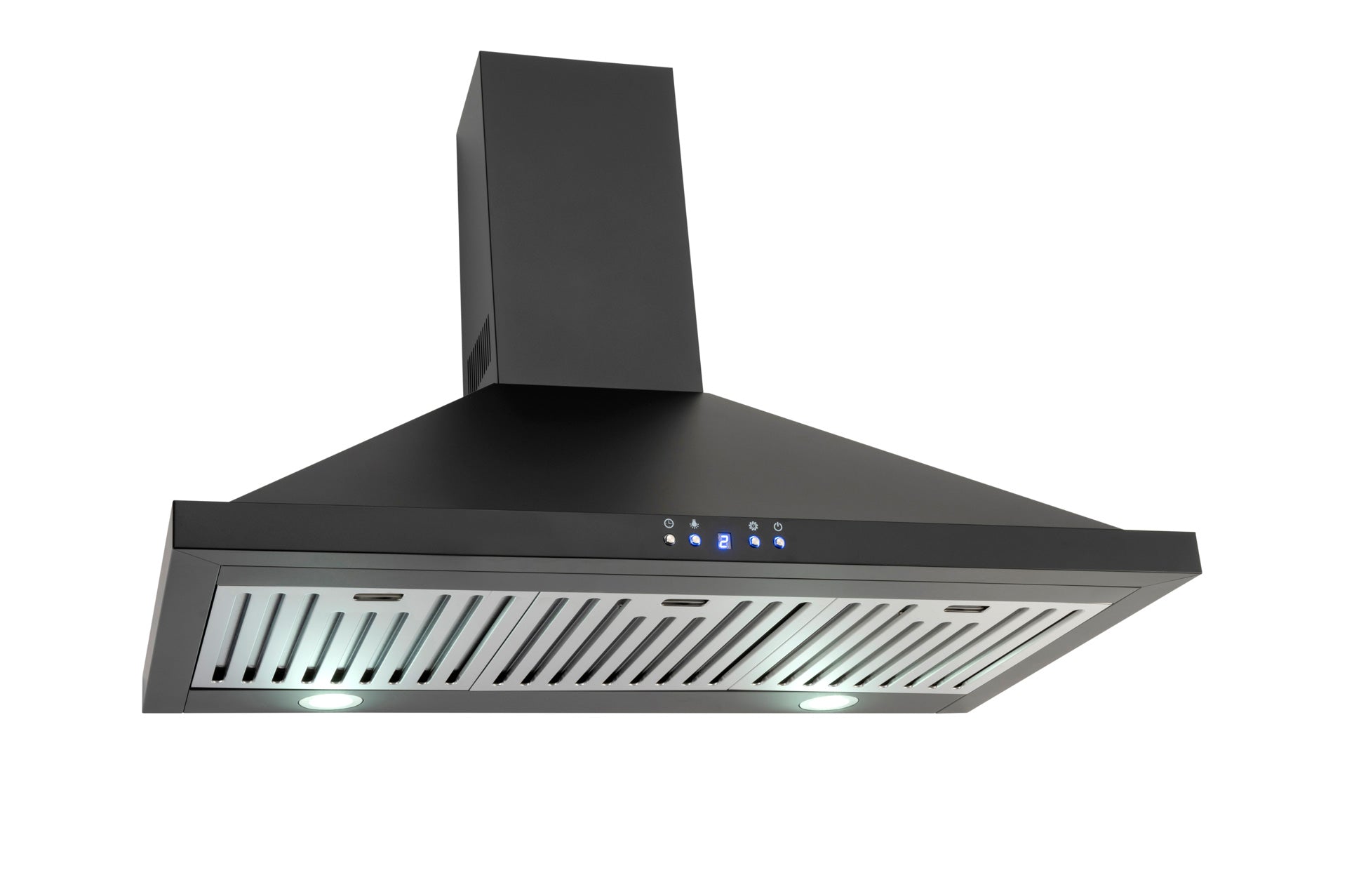 Euro 90cm Alfresco Canopy Rangehood (Black)