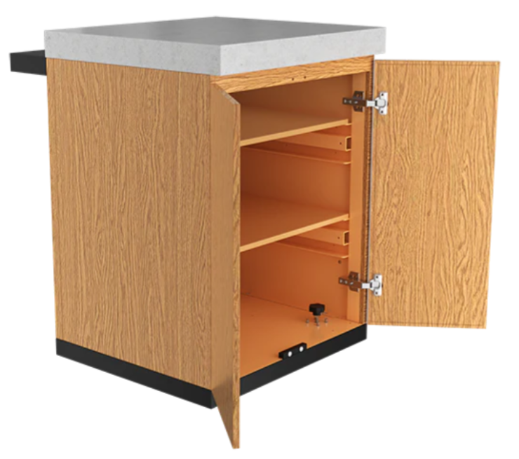 Everdure Seabreeze Outdoor Kitchen Shelf Module (Timber Look)