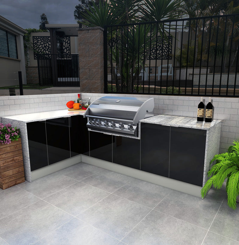 Weatherproof Outdoor Kitchen - AVOCA 1640 x 2710 mm