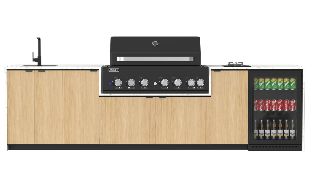Euro Alfresco Outdoor Kitchen - The MADRID 3375mm