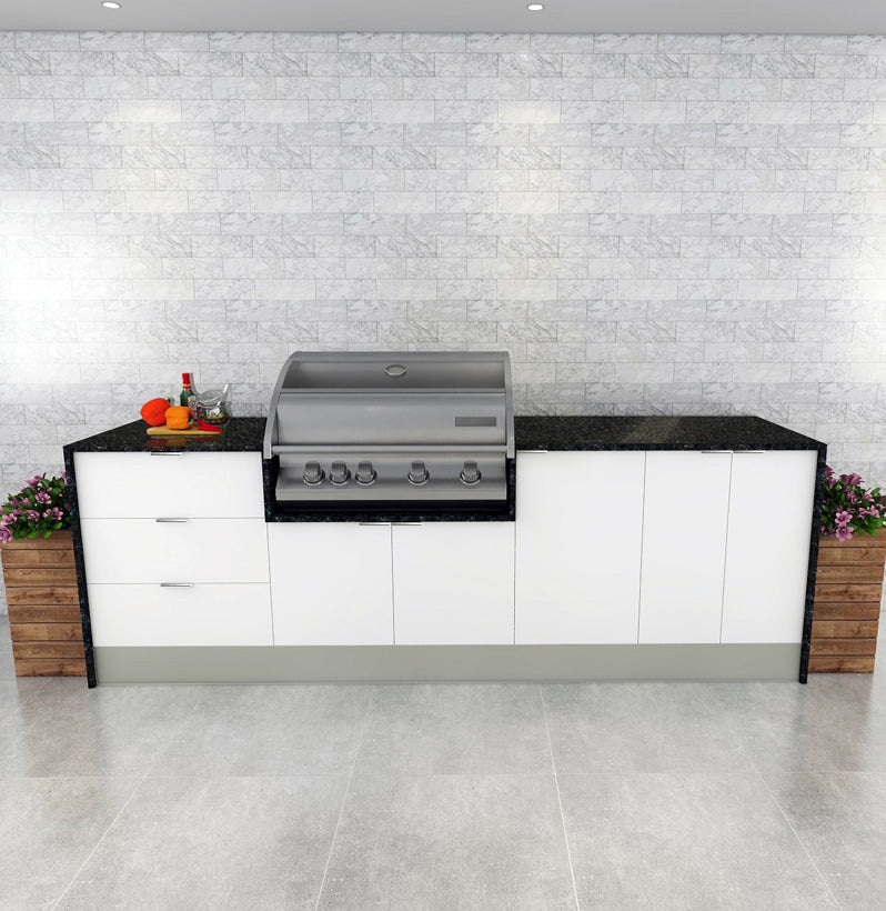 Weatherproof Outdoor Kitchen - CASCADE 2418-2830mm