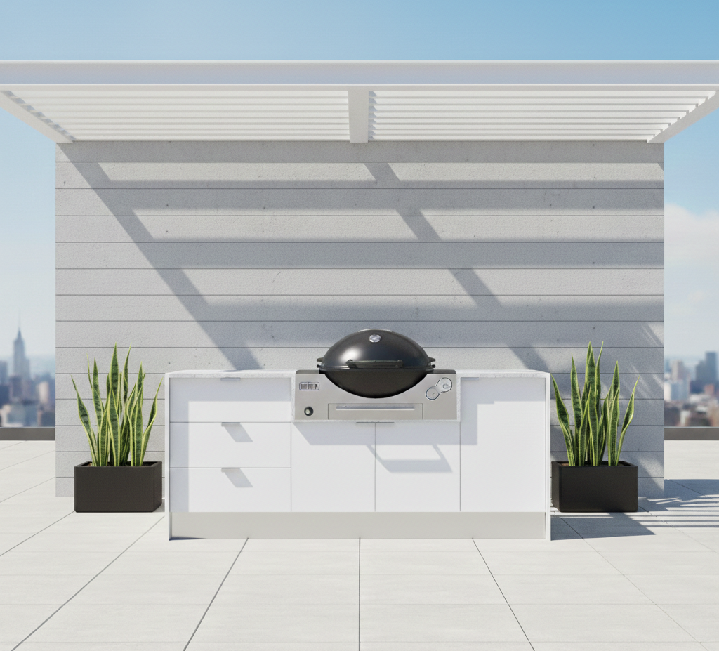 Weatherproof Outdoor Kitchen to Suit Weber Family Q - 2010MM