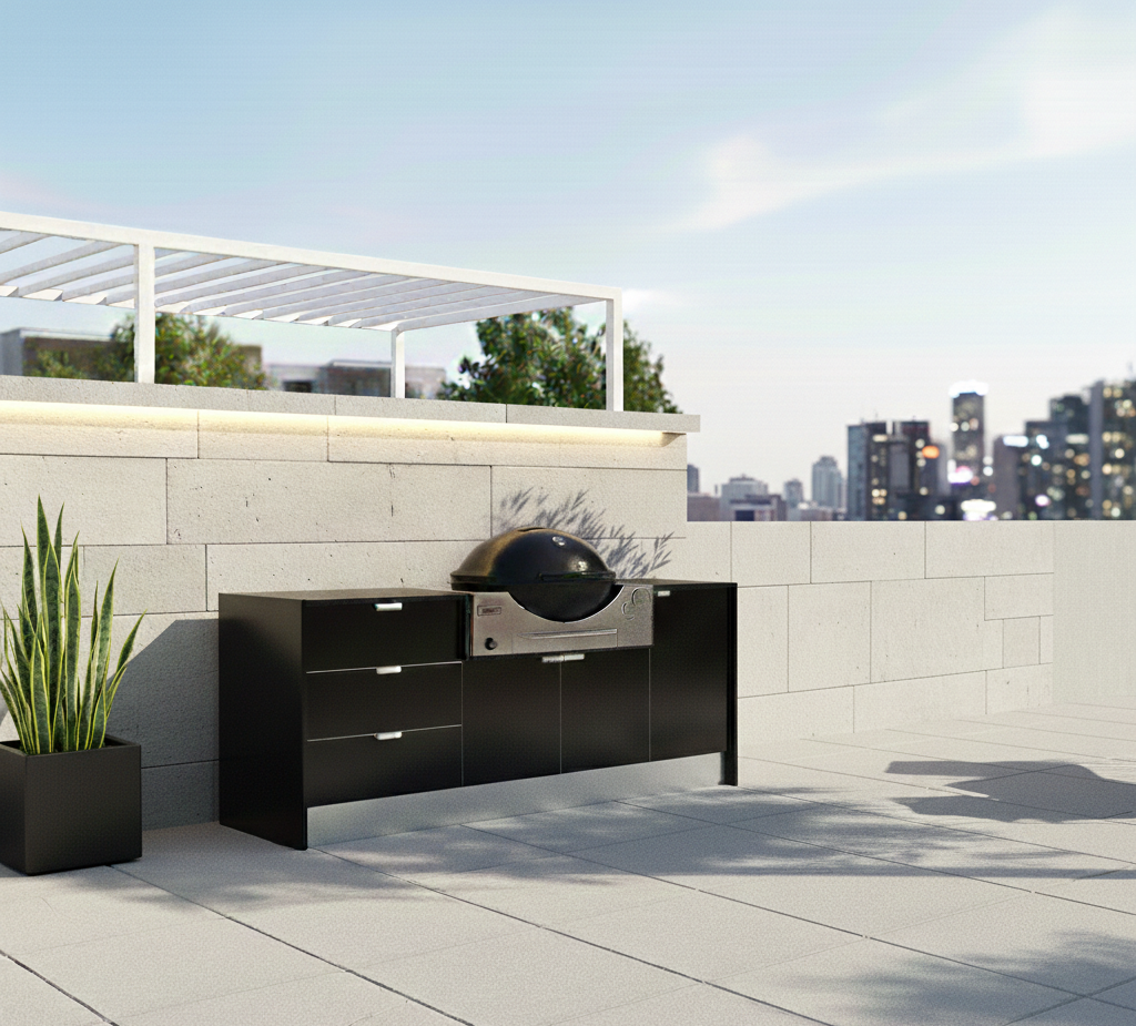 Weatherproof Outdoor Kitchen to Suit Weber Family Q - 2010MM