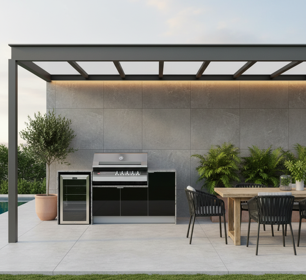 Weatherproof Outdoor Kitchen to Suit Ziegler And Brown Turbo - 2048MM