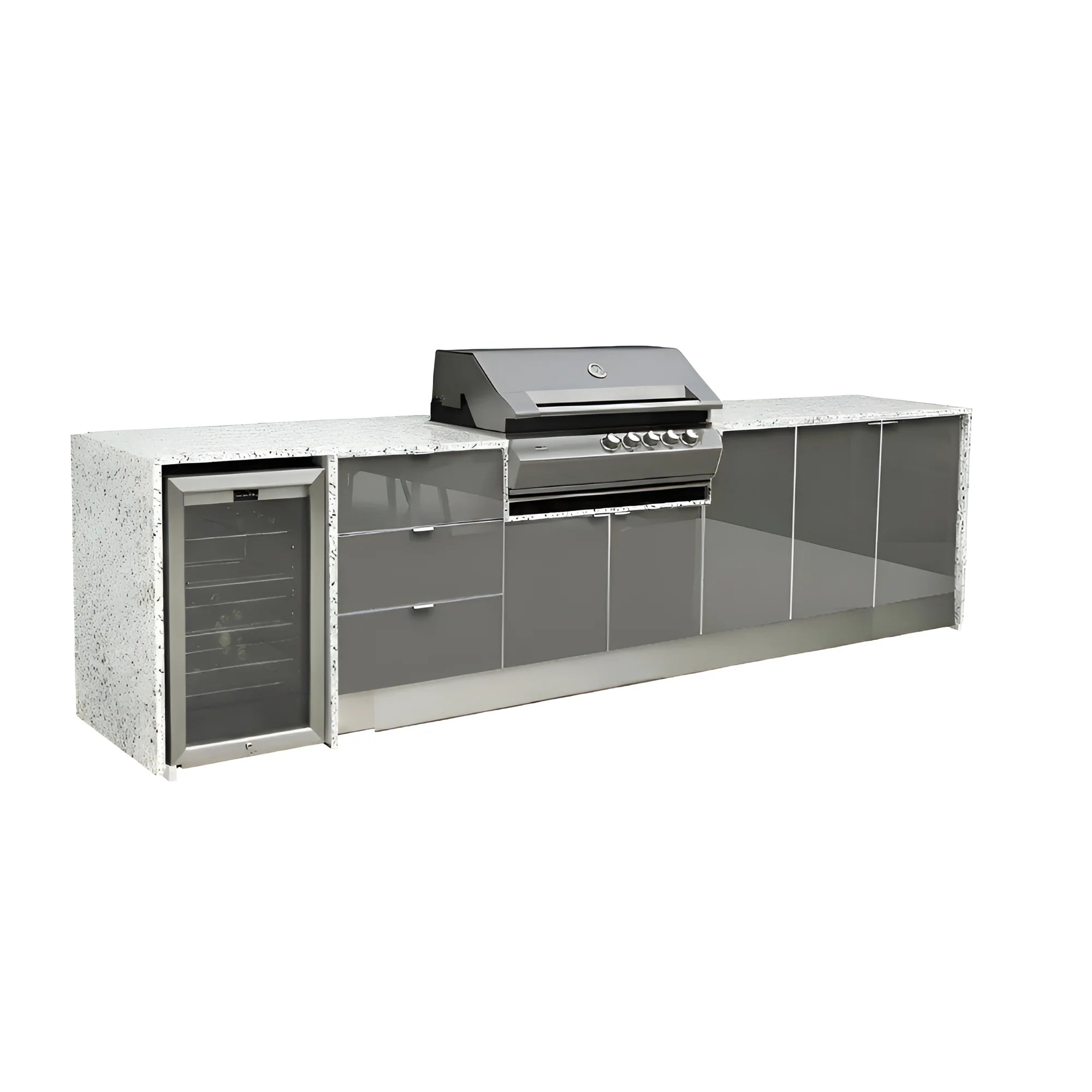 Weatherproof Outdoor Kitchen to Suit Ziegler And Brown Turbo - 3598MM