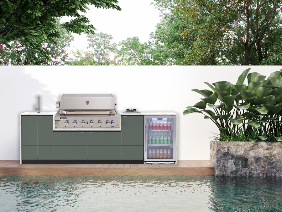 Euro Alfresco Outdoor Kitchen - The ZURICH 2955mm